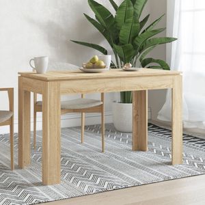 Masa de bucatarie vidaXL, 120x60x76 cm, stejar Sonoma