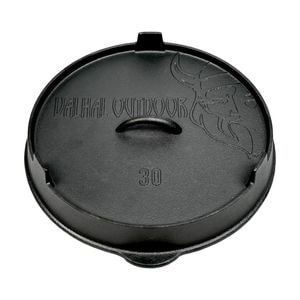 Capac grill pentru tigaie fonta Valhal Outdoor VHLID30, diametru 30 cm