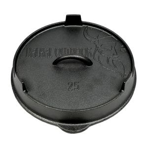 Capac grill pentru tigaie fonta Valhal Outdoor VHLID25, diametru 25 cm