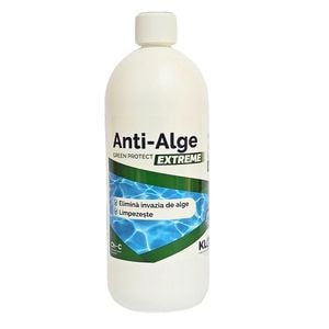 Solutie Anti-Alge Green Protect Extreme Kloer, tratament soc impotriva algelor, formula ultra-concentrata, actiune rapida, lichid, 1 L
