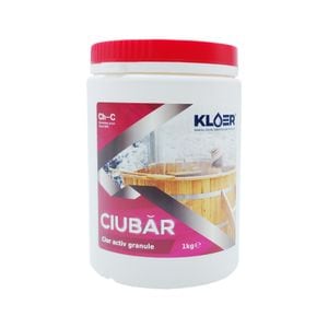 Clor activ Kloer, forma de granule, pentru dezinfectarea apei din ciubar, dizolvare rapid, 1 kg