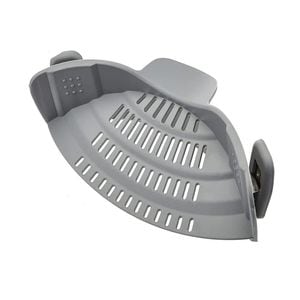 Strecuratoare cu prindere Simply Joy, pentru paste/carne, silicon, 22.5 cm, Gri