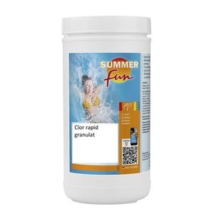 Clor rapid granulat Summer Fun, pentru apa piscina, 1 kg