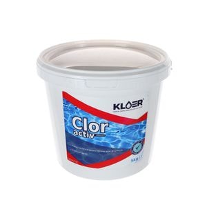 Clor activ granule Kloer, pentru apa piscina, 5 kg
