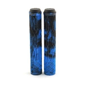 Set mansoane bicicleta BYOX TPR, 166 mm, 2 bucati, Negru/Albastru