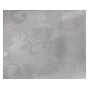 Fata de masa din Brocart (matase) cu motive florale XL HouseXL CASA GINO, alb si crem, 135x160 cm, masa 6 persoane