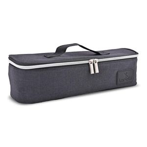 Geanta termica pentru mancare Lorelli Avy, 3 compartimente detasabile, inchidere cu fermoar, dispune de doua despartitore interioare detasabile, 33x11x10 cm, Black