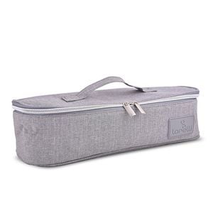 Geanta termica pentru mancare Lorelli Avy, 3 compartimente detasabile, inchidere cu fermoar, dispune de doua despartitore interioare detasabile, 33x11x10 cm, Grey