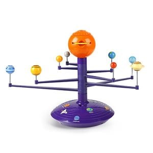 Joc educativ, Kit STEM Sistemul solar 3D cu proiector si redare vocala, TopBright, +3 ani