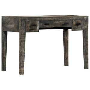 Birou vidaXL, 110x50x75 cm, lemn masiv de mango, negru
