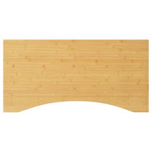 Blat de birou vidaXL, 110x55x4 cm, bambus