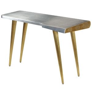 Birou de scris aviator vintage vidaXL, stil aviatie, 120x60x76 cm