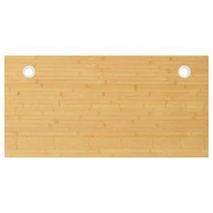Blat de birou vidaXL, 110x55x2.5 cm bambus
