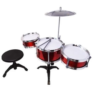 Set Tobe cu Scaunel, pentru copii, culoare Rosie, 5 Piese, Salamandra Kids
