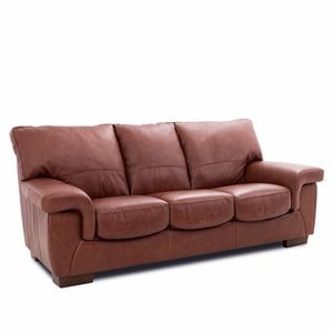 Canapea extensibila Berlin, 3 locuri, 215 x 100 x 95 cm, castagna
