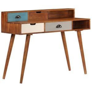 Birou de scris vidaXL, 110x50x90 cm, lemn masiv de acacia