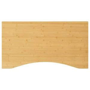 Blat de birou vidaXL, 110x60x4 cm, bambus
