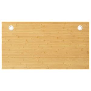 Blat de birou vidaXL, 110x60x4 cm, bambus