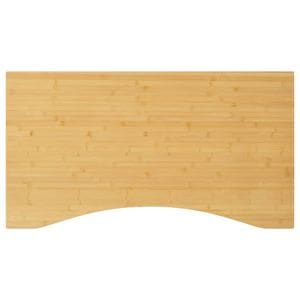 Blat de birou vidaXL, 100x60x2, 5 cm, bambus