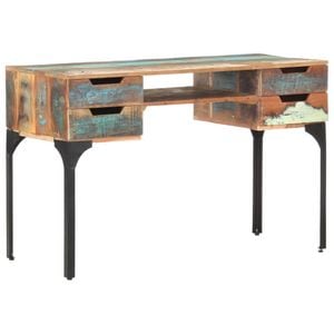 Birou vidaXL, 118x48x75 cm, lemn masiv reciclat