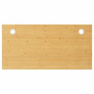 Blat de birou vidaXL, 110x55x4 cm, bambus