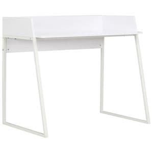 Birou vidaXL, alb, 90 x 60 x 88 cm