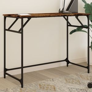 Birou vidaXL, stejar sonoma, 100x45x76 cm, lemn/otel vopsit electrostatic