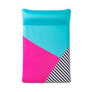 Saltea gonflabila, pentru plaja, confectionata din vinil, 1 persoana, greutate maxim 90 kg, 200 x 129 cm, multicolor