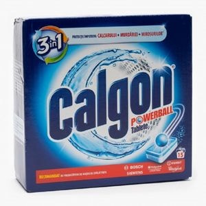 Tablete anticalcar pentru masina de spalat Calgon PowerBall 3in1, protejare puternica, 15 spalari