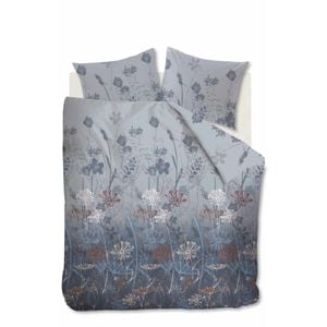 Lenjerie de pat Oalla Grey XXL, ET COLLECTION, 100% bumbac, cearceaf pat 220x240 cm, cearceaf pilota 200x220 cm, 2 x fete perne 50x70 cm