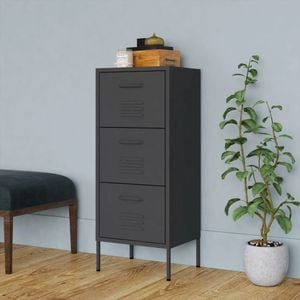 Dulap de depozitare, 42.5x35x101.5 cm, otel, antracit