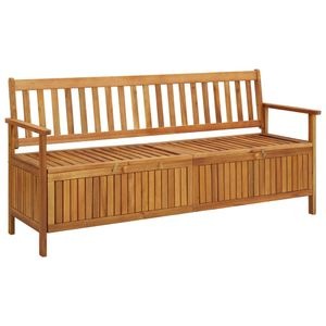 Banca de depozitare gradina vidaXL, 170 cm, lemn masiv de acacia