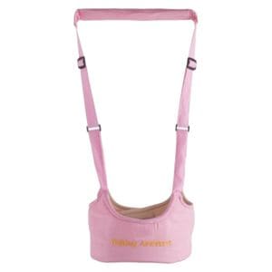 Ham pentru mers NOVOKIDS First Walking Assistant, Cu maner comfortabil, Intaritura, Material moale, Max 15 kg, Lavabil, Roz