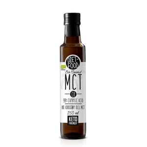 Ulei de Cocos MCT C8 Bio Diet-Food, 99% Acid Caprilic, 250ml
