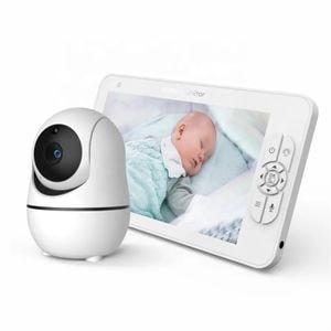 Baby Monitor LikeSmart BabyStar, Ecran HD XXL 7" Inch LCD, VOX, Mod Nocturn, Baterie 4000mAh, Monitorizare Temperatura, Alarma, Cantece de Leagan