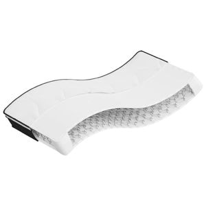 Saltea vidaXL, cu arcuri bonnell Single Size, fermitate medie, 90x190 cm