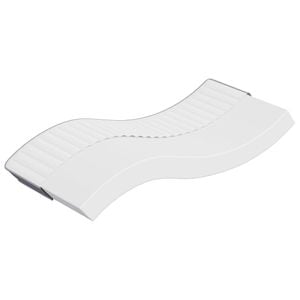 Saltea vidaXL, din spuma Single Size, fermitate medie moale, 90 x 190 cm