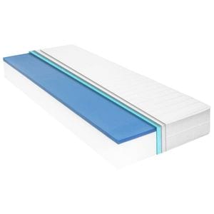 Saltea vidaXL, 160 x 200 cm, spuma cu memorie Visco, 18 cm, fermitate medie