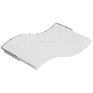 Saltea vidaXL, din spuma, fermitate medie moale, 140 x 190 cm