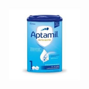 Lapte praf APTAMIL Nutri-Biotik 1, 0-6 luni, 800 g