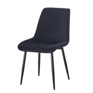 Scaun Living KJC176, 88 x 47 x 42 cm, negru