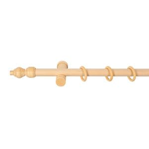 Galerie simpla lemn masiv Filigrano, consola moderna, nuanta natur, 400 cm - kit complet