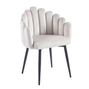 Scaun Living KJC113, 58 x 61.5 x 85 cm, bej