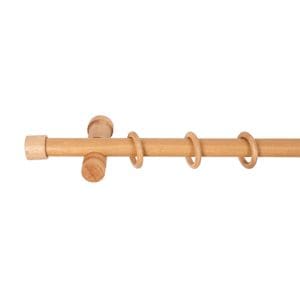 Galerie simpla lemn masiv Cafiro, consola moderna, nuanta stejar, 360 cm, kit complet