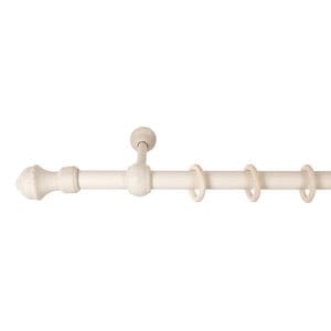 Galerie simpla lemn masiv Ares, consola standard, nuanta alb-antic, 400 cm - kit complet