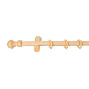 Galerie simpla lemn masiv Ares, consola moderna, nuanta natur, 400 cm, kit complet