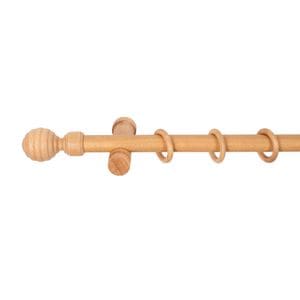 Galerie simpla lemn masiv Regal, consola moderna, nuanta stejar, 280 cm, kit complet