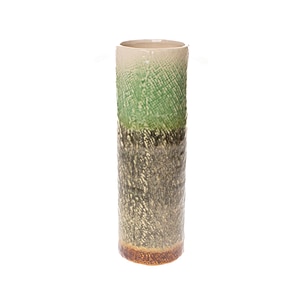 Vaza decorativa Ella Home Degrade, ceramica, 9x29 cm, crem