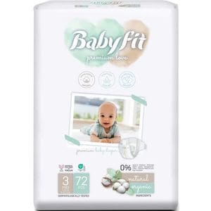Scutec Bio Babyfit Jumbo Nr.3, Midi, 72 bucati