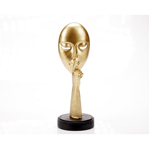 Statueta Ella Home Just Me 3, rasina, 10.5x10.5x27.5 cm